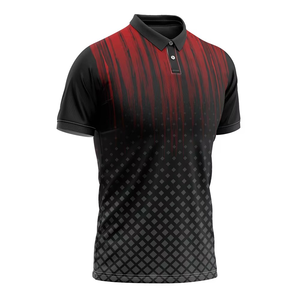 Custom Heat Transfer Full Printing Solid Neck Small Size Men's for Shirt <b>Purple</b> Short Sleeve Custom Logo Business Knitted - Product Image 4