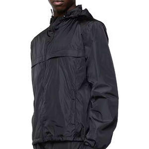 Conjunto Deportivo de 2 Piezas para Hombre, Estilo Urbano, Chaqueta Cortavientos Transpirable de Nailon con Cierre, para Correr en Verano - Product Image 6