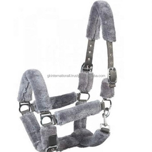 Caballo de nailon de doble capa de alta resistencia, cuello halter extraíble, relleno polar suave, con acabado alto, hardware de latón dorado - Product Image 5