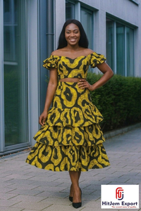 Tela de Algodón con Estampado Africano Vibrante, Estilo Ankara, para Confección de Vestidos, Manualidades, Ropa, Moda Tradicional, Textil de Camerún - Product Image 4