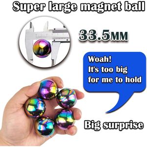 Grandi Palline Magnetiche Giocattolo Antistress per Adulti, Decorazione da Scrivania, Perline Magnetiche per Alleviare lo Stress, Blocchi Magnetici - Product Image 3