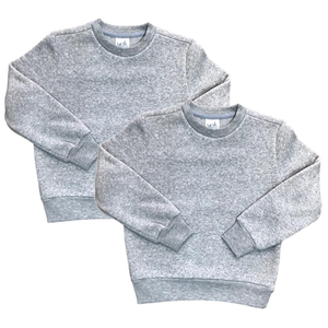 Cárdigan de cuello redondo bordado Fire Athlete Industry para mujer, jersey informal de manga larga, color liso, acrílico, invierno, gris frontal - Product Image 6