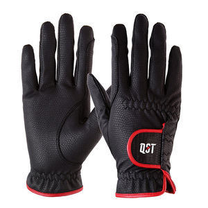 Guantes ecuestres profesionales para montar a caballo, cuero Premium personalizado para hombres, guantes antideslizantes para montar a caballo, guante de dedo completo - Product Image 1