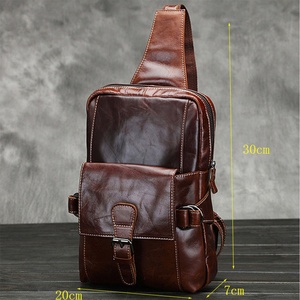 Bolso de Pecho de Cuero de Moda, Portátil, con Logotipo Personalizado, Directo de Fábrica, Elegante - Product Image 3