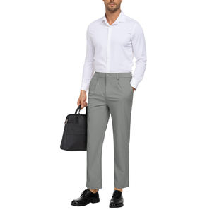 กางเกงกอล์ฟผู้ชายผ้าสี่ทิศทางยืดได้ น้ำหนักเบา สีพื้น มีเชือกผูกเอว ระบายอากาศได้ดี - Product Image 4