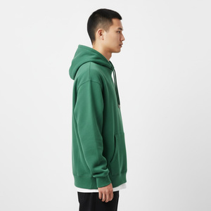 Mens Fleece Hooded Sweatshirt Custom Oversized Heavyweight <b>Pullover</b> Hoodie Plain Blank Tracksuit <b>Jumper</b> Autumn Winter Fashion - Product Image 3