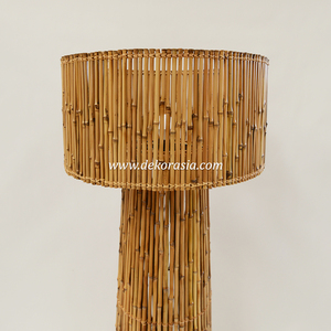 Sena Natural Bamboo <b>Standing</b> Lamp Handmade Floor Lamp for Living Room Bedroom Hotel Interior Lighting Decor - Product Image 2