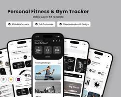 Aplicación inteligente de seguimiento de actividad física con registros de entrenamiento, información sobre la salud, gráficos de progreso y monitoreo de objetivos - Product Image 3