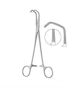 เครื่องมือผ่าตัดแบบใช้มือ OEM สแตนเลสสตีลคุณภาพสูง DeBakey-Beck Vena-Cava Clamps ขนาด 20.5 ซม. ได้รับการรับรองมาตรฐาน CE ระดับ Class I - Product Image 3