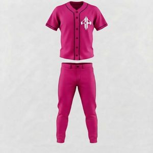 Nouvel ensemble de baseball pour hommes, matière 100% polyester, col en V de haute qualité, impression par transfert par sublimation par RIVIAN ATLANTIC - Product Image 2