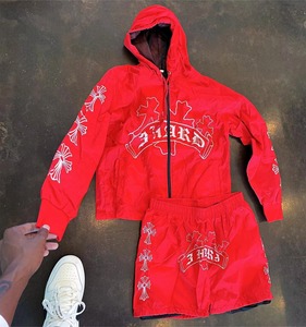 Conjunto de Sudadera con Capucha y Chaqueta Corta de Poliéster y Nailon, Estilo Casual Urbano, con Logotipo Personalizado OEM, para Hombre y Mujer - Product Image 4