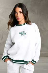Sudadera con Capucha de Cuello Redondo Holgada de Invierno para Hombre y Mujer, con Logotipo Bordado y Tejido Acanalado, Precio Bajo Directo de Fábrica - Product Image 5
