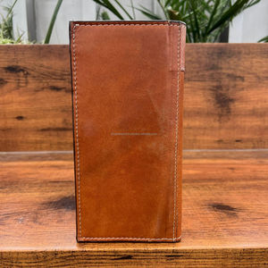 Portefeuille multifonctionnel en cuir véritable avec blocage RFID Porte-cartes de crédit long et de luxe pour hommes - Product Image 5