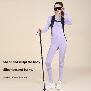 ชุดโยคะออกกำลังกาย 2 ชิ้น สำหรับเด็กผู้หญิง แบบขายส่ง เป็นมิตรกับสิ่งแวดล้อม ยกกระชับสะโพก ลายเรียบ สำหรับผู้ใหญ่ - Product Image 2