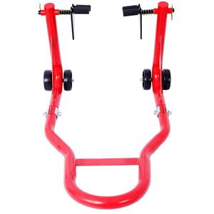 Cavalletto moto bici sportiva da 1000 libbre con sollevatore ruota anteriore e posteriore nero U-Red forcellone Paddock Stand - Product Image 6