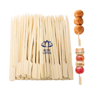 TENDANCES : Brochettes en bambou durables, résistantes à la chaleur, pointues et solides, pour poulet, bœuf, fruits de mer, légumes et kebab - Product Image 1