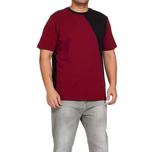 Camiseta de poliéster 100% para hombre, de marca privada, corte holgado, nuevo diseño, cuello redondo, color sólido, suave y de alta demanda. - Product Image 3