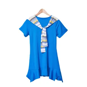 Mooi Design Diensten Vrouwen Blue Casual Jurken Designer Kleding