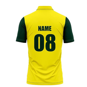 Ropa de entrenamiento profesional con impresión por sublimación de primera calidad y elegante diseño deportivo, camiseta de cricket. - Product Image 3