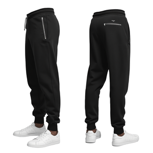 Pantalon de jogging unisexe en molleton épais de qualité supérieure, coupe décontractée, en coton personnalisé, pour tenue décontractée – Grande Vente - Product Image 2