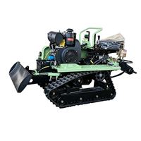 Traktor Mini Beroda Rantai 25/35 Tenaga Kuda, Sangat Efisien, dengan Lampiran yang Dapat Dilepas.