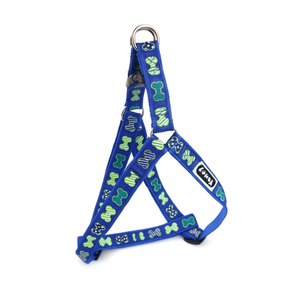 Yommy Pet <b>Harness</b> Adjustable 56-81cm For <b>Dogs</b> With Bone Pattern - Product Image 3