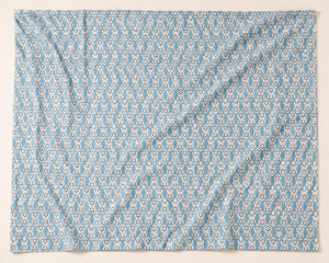 Indian Hand Block Printed Cotton <b>Fabric</b> Sky Blue Floral <b>Fabric</b> by Yard Sanganeri Print Soft Cotton Dress Material Jaipur - Product Image 2