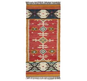 Tapis confortables et élégants, tissés à la main en jute et laine, kilims pour salon, chambre et bureau - Product Image 4