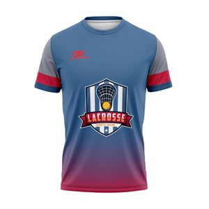 Wholesale Custom Embroidered Lacrosse Shooting Shirt 100%Polyester Quick Dry Team Logo Printing Warm Up <b>Top</b> OEM/ODM Supplier - Product Image 1