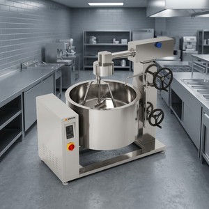 Chaudière à vapeur rotative à induction Amicook 380V/440V, modèle polyvalent avec contrôle de température de cuisson, approuvé par les chefs, idéal pour faire mijoter le poisson. - Product Image 4