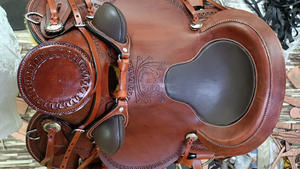 Silla de Montar a Caballo de Cuero Occidental Hecha a Mano, para Carreras de Barriles, Equitación, Reining, Venta al por Mayor a Precios Bajos - Product Image 2