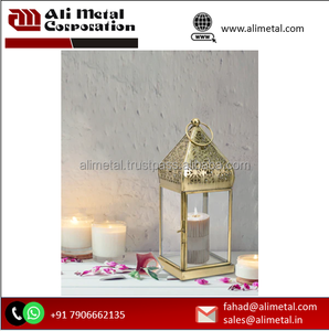 Rustic <b>White</b> Candle <b>Lanterns</b> Decorative Vintage Metal Wedding <b>Lanterns</b> for Table Centerpiece Antique Hurricane Candle - Product Image 3