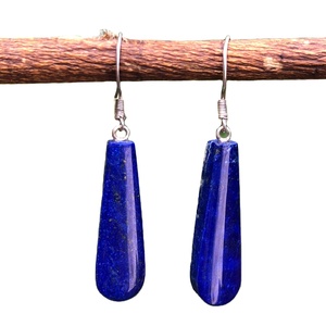 Boucles d'oreilles en pierre Lapis Lazuli/bijoux Lapis Lazuli, meilleur prix - Product Image 3