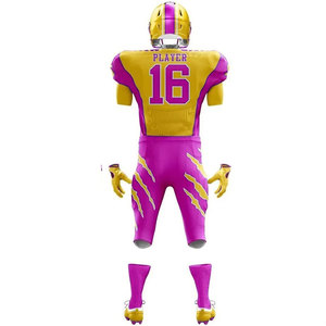 Uniforme de football américain sur mesure de haute qualité en polyester avec votre propre logo, design respirant unisexe - Product Image 4