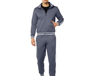 Vente en gros OEM Nouvelle Collection Personnalisée Haute Qualité Grande Taille Unisexe Imprimé Uni Décontracté Polyester/Coton Polaire Survêtement d'Hiver - Product Image 3