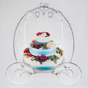Classic Design Resin Cake Stand with Three Tiers Ideal for <b>Dessert</b> Display at Weddings Parties and Special Events - Product Image 3