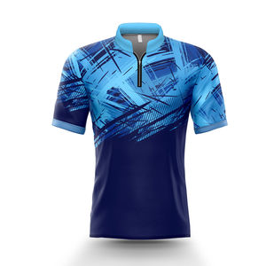 Camiseta de Tiro con Arco para Hombre, Diseño Nuevo, Impresión por Sublimación, 100% Poliéster, Cuello de Secado Rápido, Logotipo Personalizado - Product Image 1