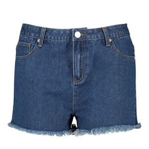 Shorts en jean pour femmes, design populaire, nouvelle arrivée, vente en gros directe d'usine, prix compétitif, quantité OEM, quantité en vrac, option logo personnalisé - Product Image 3