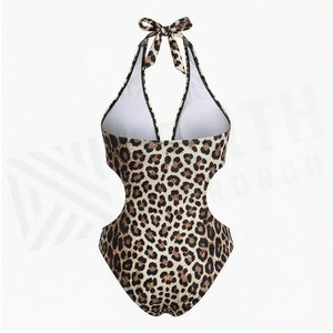 <b>Blue</b> Butterfly Print 2 Piece Yoga <b>Set</b> With Gold Trim Deep V Neck Halter Bodysuit And Knee Length Wrap Skirt - Product Image 2