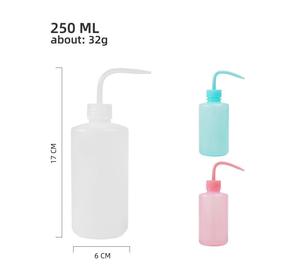 Bouteille de nettoyage en plastique de 250 ml et 500 ml, flacon pulvérisateur pour rinçage des cils et des tatouages, pour usage en salon PMU - Product Image 5