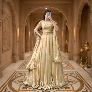 Diseños de Lehanga Choli de excelente calidad para bodas nupciales disponibles a precios de mayoreo para exportación desde India. - Product Image 1