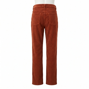 Men's Cotton Corduroy <b>Chinos</b> Trousers Straight Leg Casual Pants <b>Elastic</b> Flame-Resistant Lightweight Woven Custom Logo Wholesale - Product Image 2