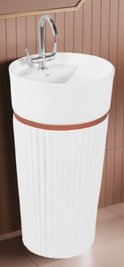 Diseño Increíble, Lavabo de una Pieza, Precio al por Mayor, Diseño Atractivo, Tamaño 430x430 810mm, Diseño Impresionante, Serie Titan - Product Image 2