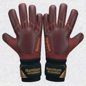 High Quality PU Football Goalkeeper Gloves Professional Sports Gloves Custom Logo Design Breathable Lightweight UV Protection - Product Image 6