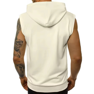 Nouvelle Collection – Haut d'entraînement sans manches à capuche pour homme – Vêtement de fitness léger – Silhouette athlétique décontractée – Couleurs et tailles personnalisables - Product Image 2