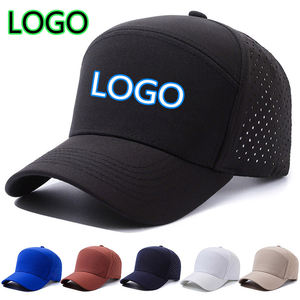 Casquette de sport de mode baseball imperméable 100% coton à 6 panneaux motif à pois avec logo personnalisé unisexe - Product Image 1