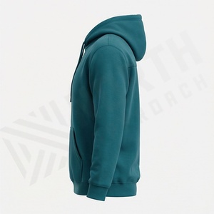 Sweat-shirts à capuche pour hommes en molleton 100% coton, style urbain hivernal, personnalisables, faible MOQ, meilleure qualité, écologiques, épais, vente en gros - Product Image 3