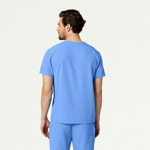 Tenue d'hôpital personnalisée pour hommes avec logo, uniforme de médecin en coton, fournisseur OEM de vêtements médicaux, combinaisons d'hôpital respirantes - Product Image 4