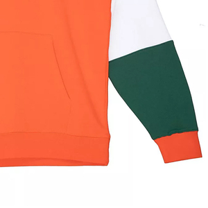 Sudadera con Capucha de Algodón para Mujer, con Letras Griegas, Color Naranja y Verde, para Invierno, con Parches Bordados en Chenilla, para Hermandades y Fraternidades - Product Image 5