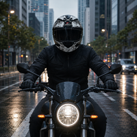 Casque de moto intégral personnalisé DOT Superfasty A01, nouveau, durable, léger en ABS, fermeture rapide, sécurité garantie